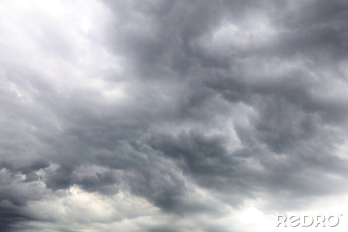 Fotobehang Stormachtige donkere wolken