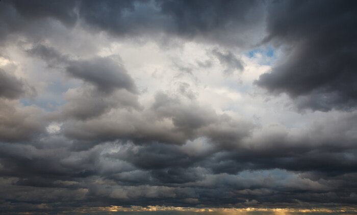 Fotobehang Stormachtige lucht en wolken