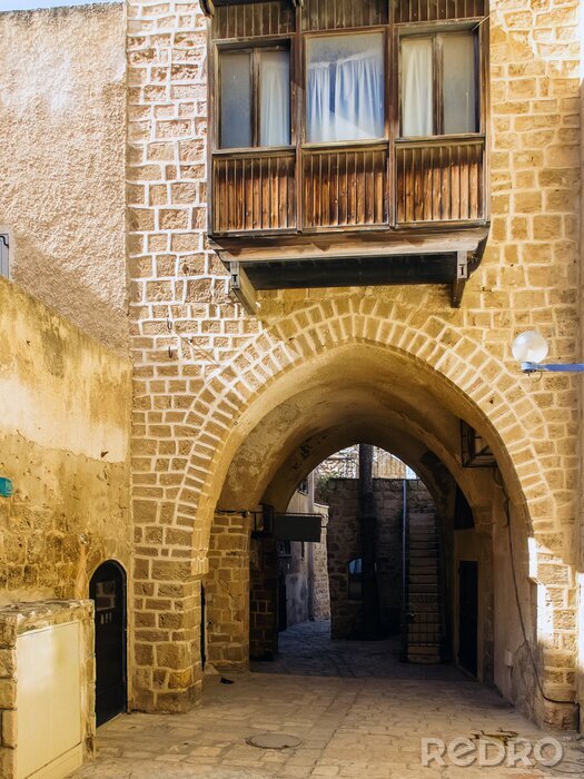 Fotobehang Straat in Oude Jaffa.