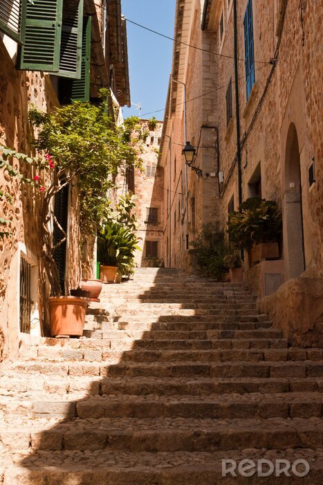 Fotobehang Straat van Fornalutx