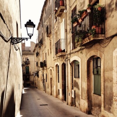 Fotobehang straat van Spanje