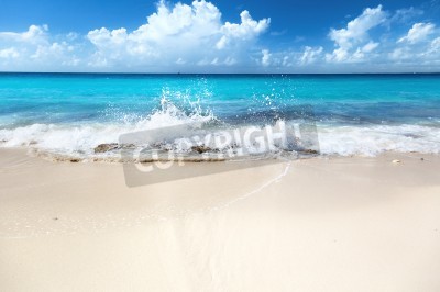 Fotobehang Strand en Caribische Zee