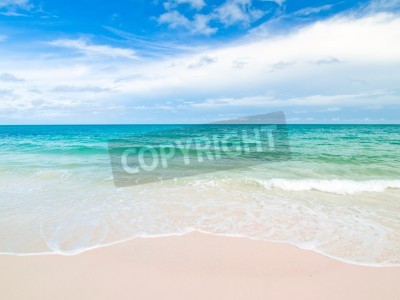 Fotobehang Strand en turquoise zee