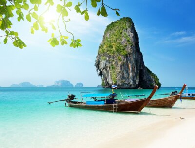 Fotobehang Strand en zee in Thailand
