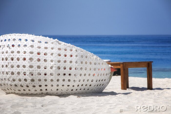 Fotobehang Strand en zee op de Malediven