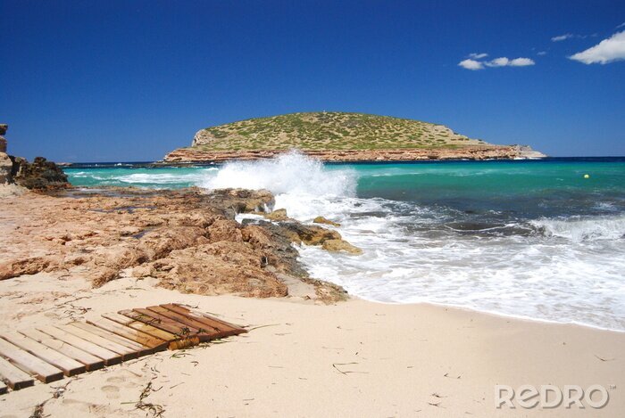 Fotobehang Strand, zee en eiland