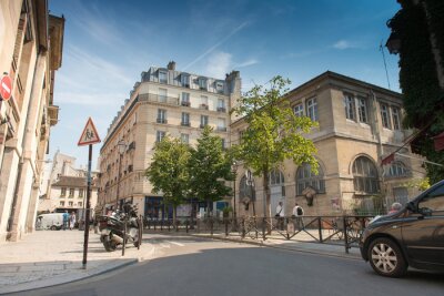 Fotobehang Straten en gebouwen in Parijs