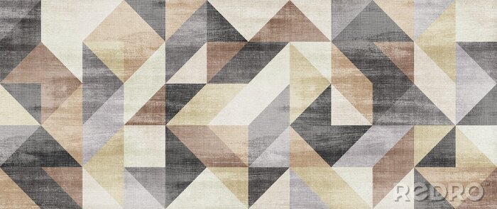 Fotobehang striped fabric texture background, vintage background