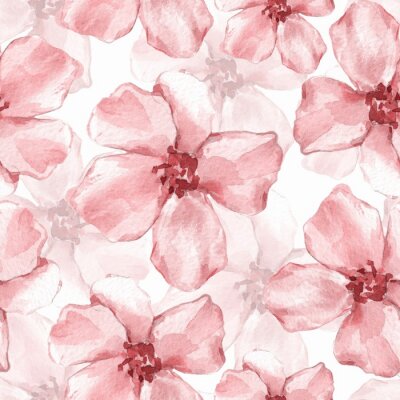 Fotobehang Subtiele roze bloemblaadjes