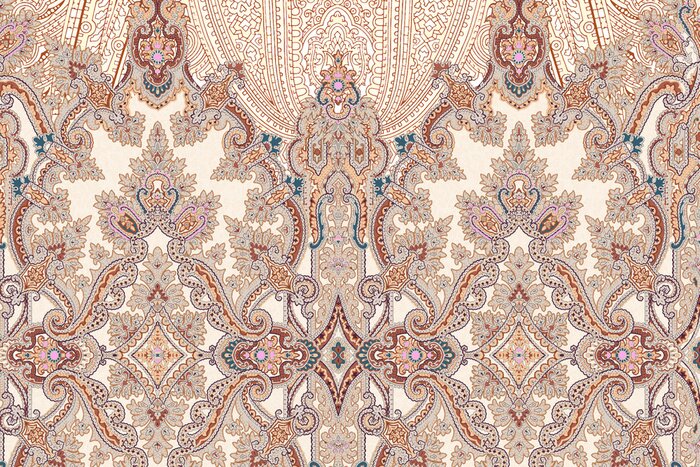 Fotobehang Sultan paisley patroon