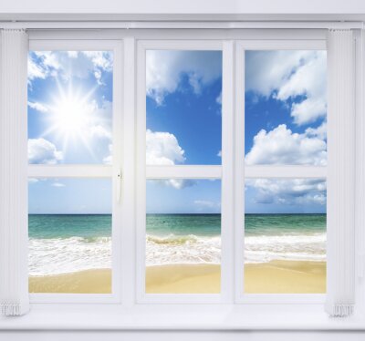 Fotobehang Summer Window