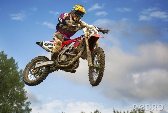 Fotobehang Supercross