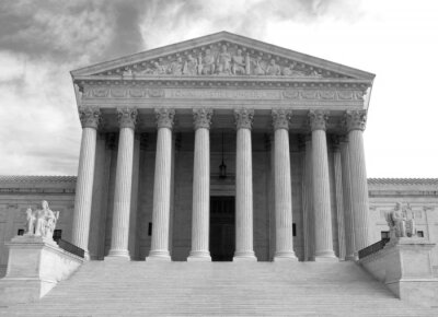 Fotobehang Supreme Court gebouw in Washington, DC