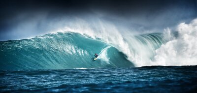 Fotobehang Surfen op zee