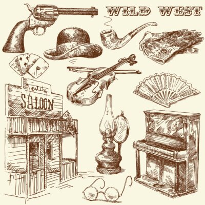 Symbolen uit het Wilde Westen