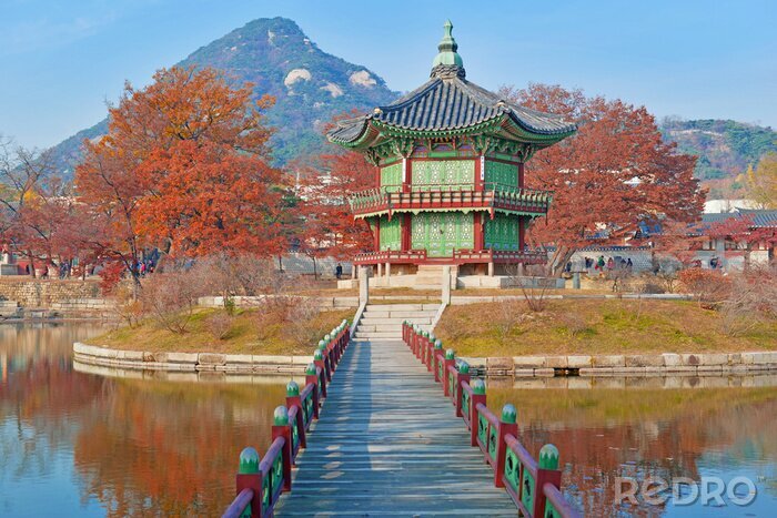 Fotobehang Tempel in Azië
