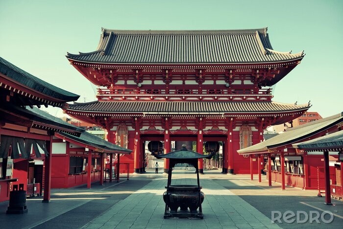 Fotobehang Tempel in Tokio