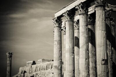 Tempel van Zeus en de Akropolis, Athene