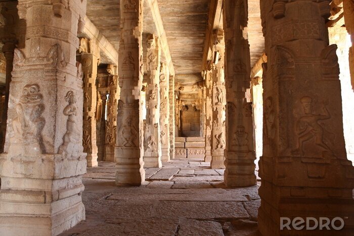 Fotobehang Temple Hampi Karnataka India 