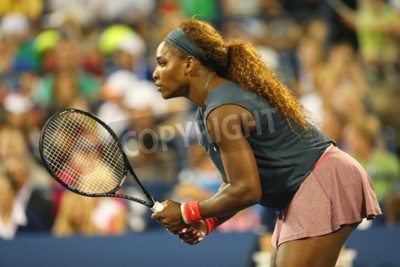 Fotobehang Tenniswedstrijd van Serena Williams