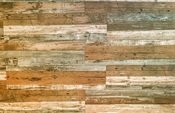 Fotobehang Textuur van de planken