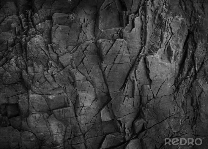 Fotobehang Textuur van een brok steenkool