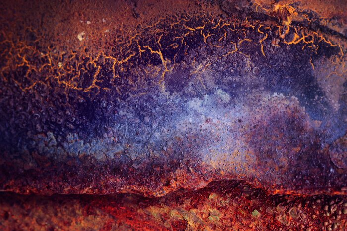 Fotobehang Textuur van het planeetoppervlak