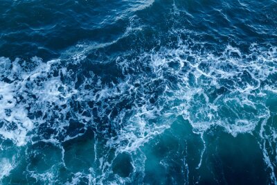 Fotobehang Textuur van zeegolven