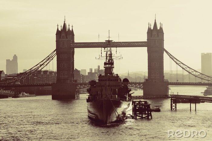 Fotobehang Thames River Londen