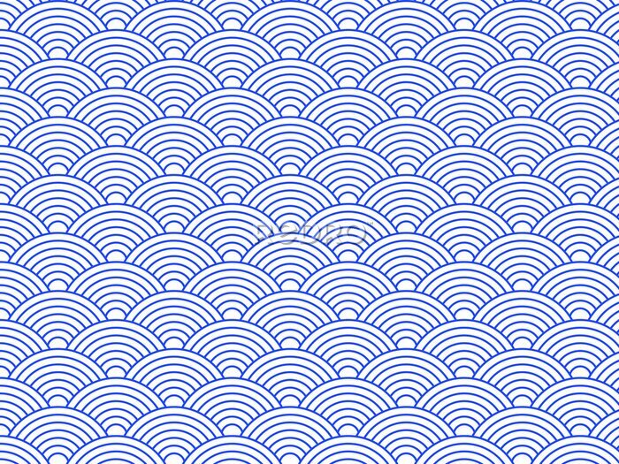 Fotobehang Traditioneel Japans geometrisch patroon
