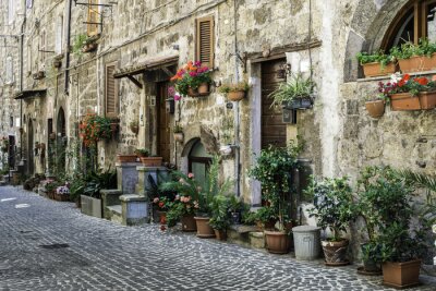 Fotobehang Traditionele Italiaanse huizen