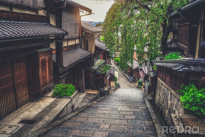 Fotobehang Traditionele straten in Tokio