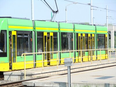 Fotobehang tram 2