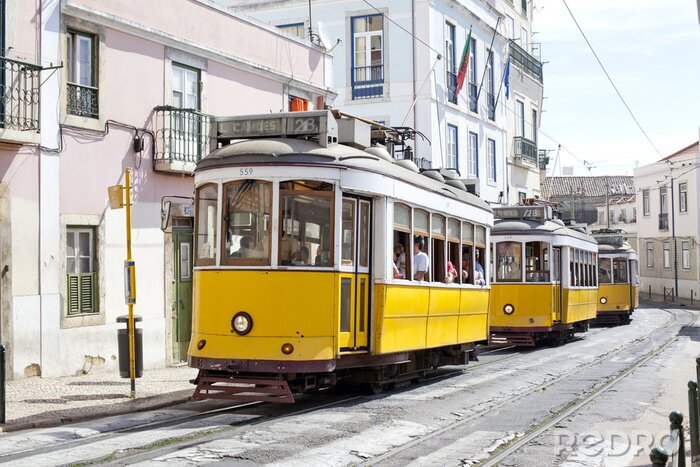 Fotobehang Tramway Lisboa