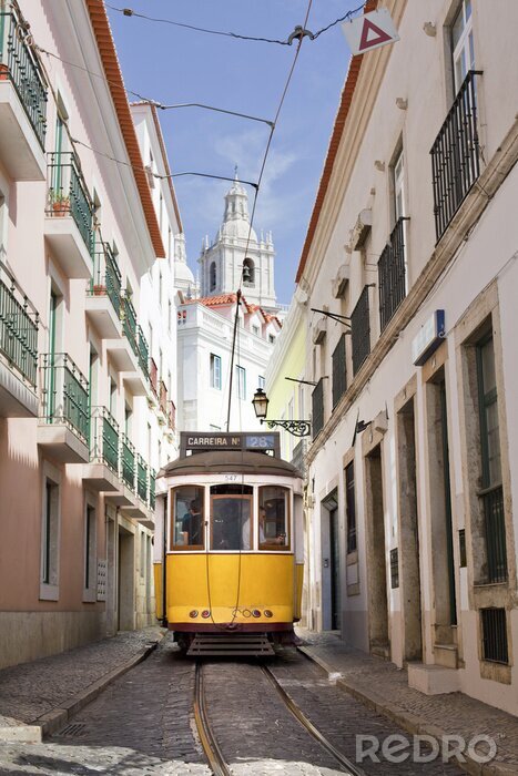 Fotobehang Tramway Lisboa
