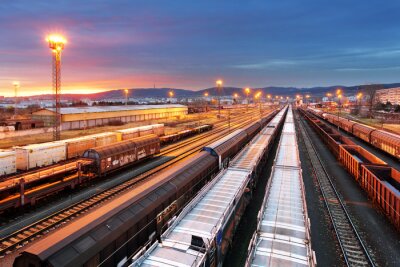 Treinvracht - Cargo spoorwegindustrie
