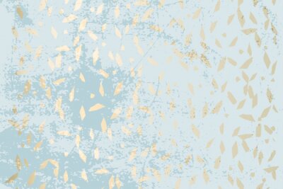 Fotobehang Trendy Chic Pastelkleurige achtergrond met goudfolie geometrische vormen. Abstracte ongebruikelijke texturen voor behang, bruiloft uitnodigingskaarten, visitekaartjes, mode headers, decoratie-elemente