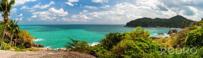 Fotobehang Tropisch panorama van Thailand