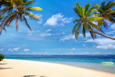 Fotobehang Tropisch strand in Mauritius