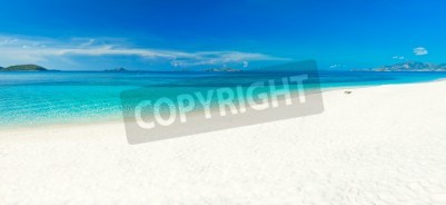Fotobehang Tropisch strand panorama