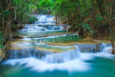 Fotobehang Tropische planten en watervallen in Thailand
