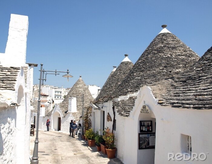 Fotobehang Trullidorf