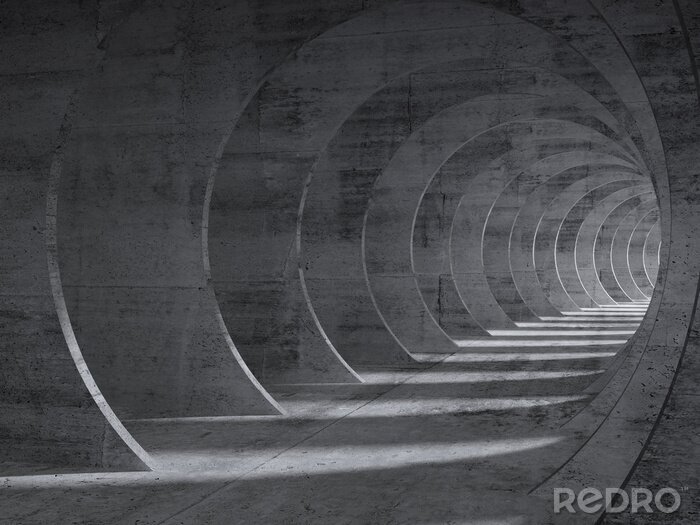 Fotobehang Tunnel met diepgang