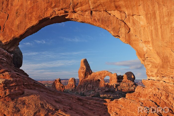 Fotobehang Turrent Arch in Arches National Park