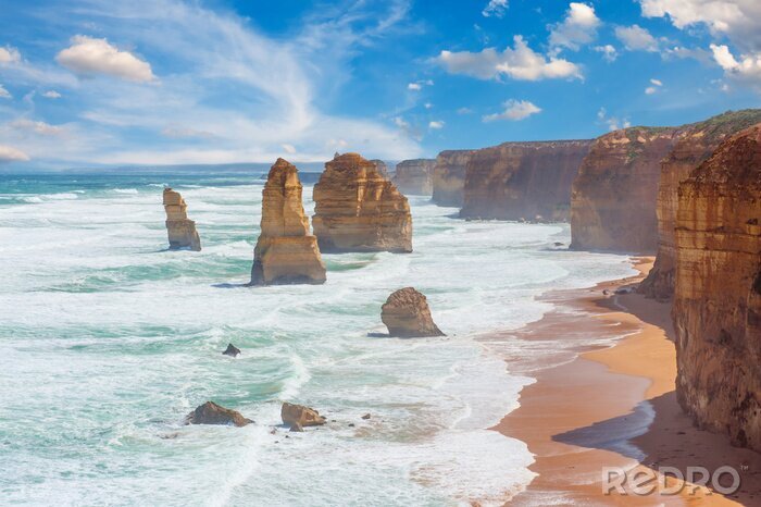 Fotobehang Twaalf Apostelen rotsen in Australië