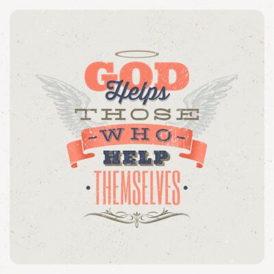 Typografische afbeeldingen met tekst