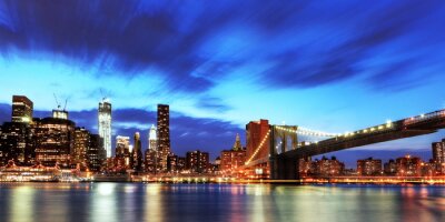 Uitzicht op de architectuur van New York en de stad