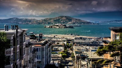 Uitzicht op de baai van San Francisco