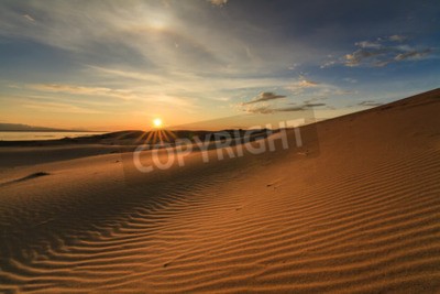 Fotobehang Uitzicht op de Gobi woestijn