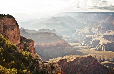 Fotobehang Uitzicht op de Grand Canyon